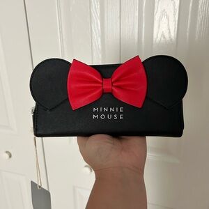 Loungefly Black and Red Minnie Mouse Wallet